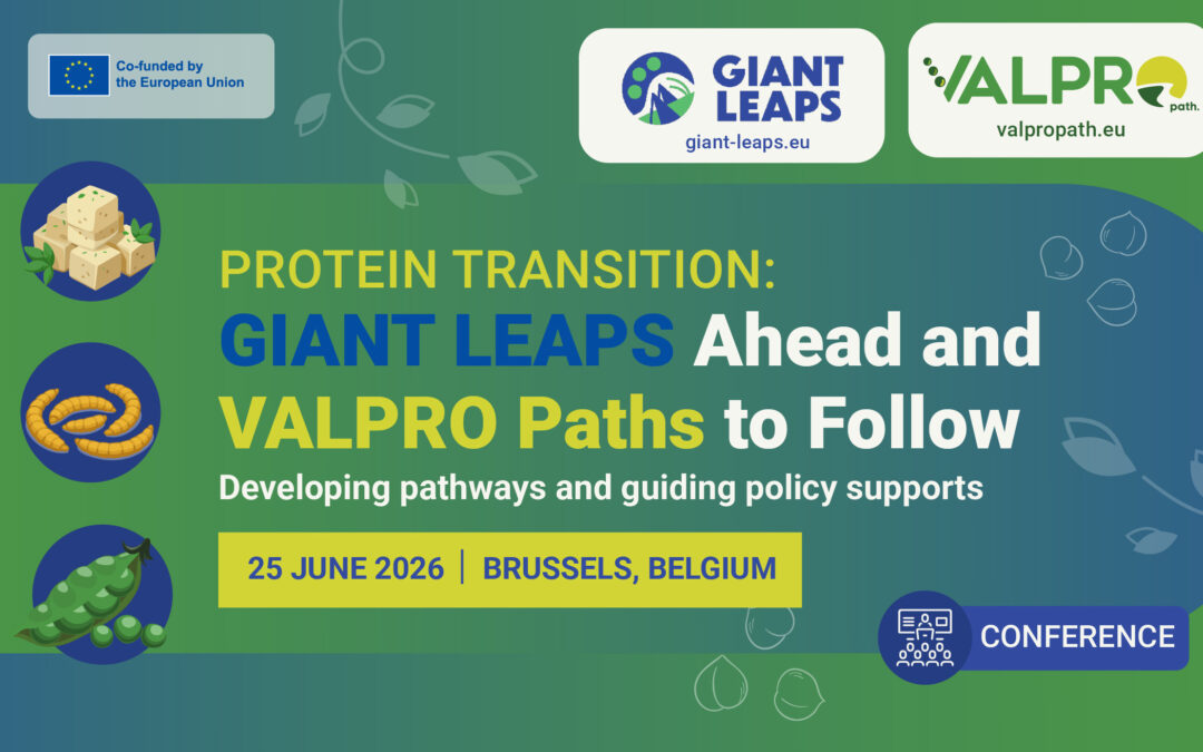 GIANT LEAPS Ahead & VALPRO Paths to Follow: Final Conference Brings Science, Industry and Policy Together on Sustainable Proteins