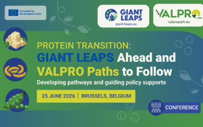 GIANT LEAPS Ahead & VALPRO Paths to Follow: Final Conference Brings Science, Industry and Policy Together on Sustainable Proteins