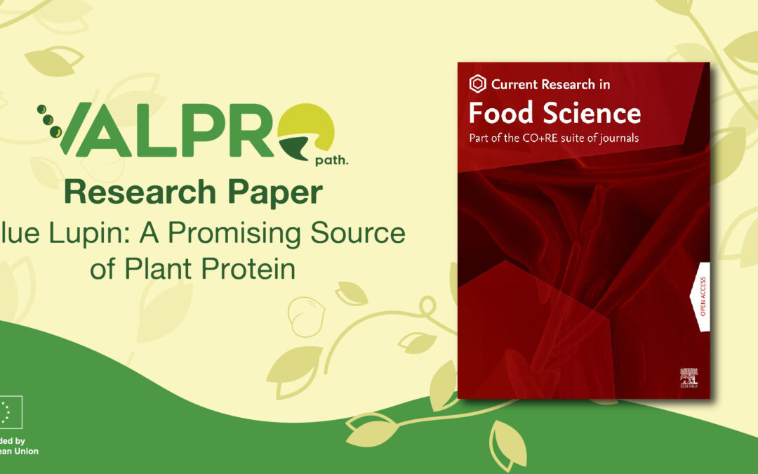 VALPRO Path research explores prospects of blue lupin protein isolates