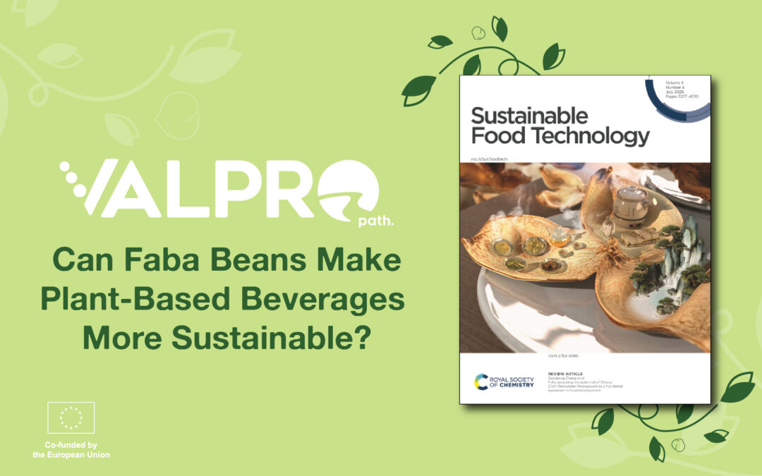 VALPRO Path New Research Sheds Light on the Sustainability of Faba Bean-Based Beverages