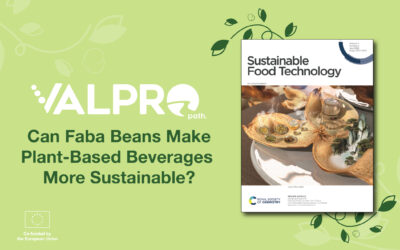 VALPRO Path New Research Sheds Light on the Sustainability of Faba Bean-Based Beverages