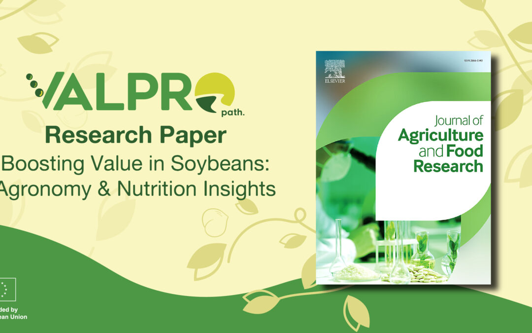 New VALPRO Path Research Paper Explores Low-Raffinose Soybeans for Added-Value Applications