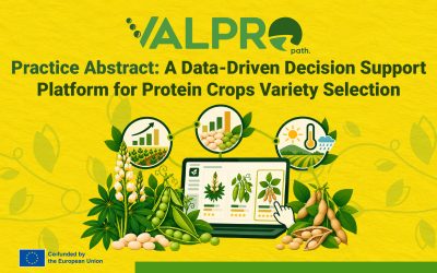 VALPRO Path Practice Abstract: A Data-Driven Decision Platform for Protein Crop Variety Selection