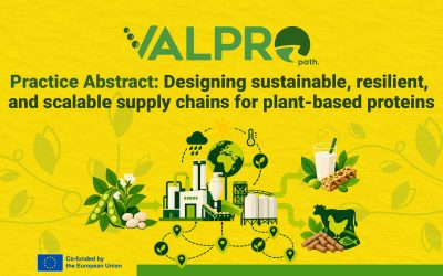 VALPRO Path Practice Abstract: Designing Sustainable and Resilient Plant Protein Supply Chains
